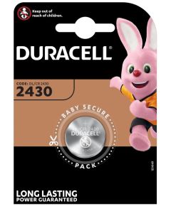 Batteria a bottone al litio 3V CR2430 Duracell WB335 Duracell