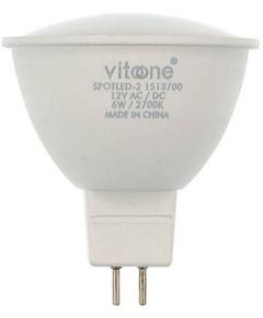 Lampadina LED GU5.3 MR16 6W 528Lm 6400K luce fredda 12VDC EL2272 Vito