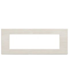 Brushed pearl white plate 7 places compatible Living International EL2489 