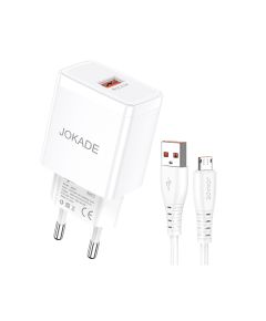 Caricabatterie e sincronizzazione USB  micro 22.5W bianco JB098 F4210 Jokade