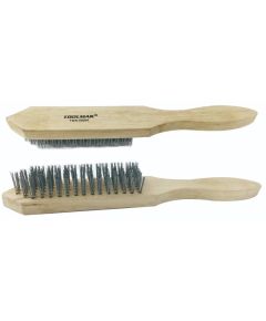 Spazzola metallica in legno filo d'acciaio W1435 Toolmak