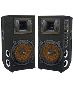 Pair of 8" 200W USB/SD/Bluetooth Speakers LM08 WEB
