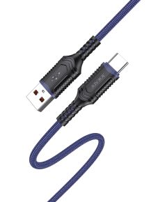 Cavo per ricarica e sincronizzazione type C 1m 5A blu JA019 F4410 Jokade