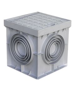 Pozzetto monolitico con coperchio PP 300x300 E3025 Airgama