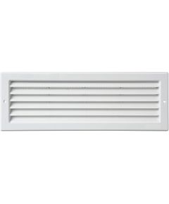 Griglia rettangolare da incasso in PP bianco 370×130mm E3038 Airgama