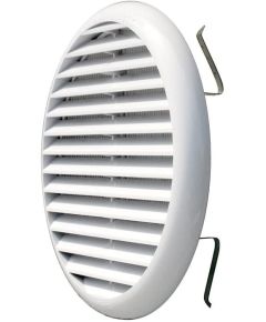 Griglia tonda con molle in PP bianco Ø 80 mm E9303 Airgama