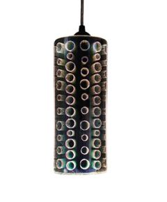 Lampadario 3D in vetro cromato 1xE27 E9390 Vito