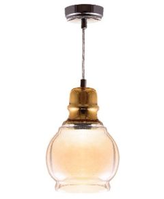 Lampadario in vetro dorato 1xE27 E9460 Vito