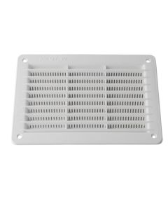 Griglia rettangolare da incasso in PP bianco 200×150mm E9468 Airgama