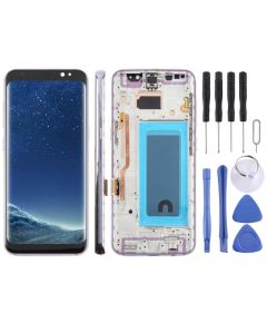 Display Completo con Cornice per Samsung Galaxy S8 SM-G950F &ndash; 5,7'' (TFT, Viola) 30360 