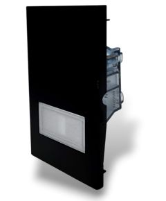 Cover campanello 2 moduli nero linea ZEN 01044 