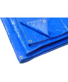 Telo occhiellato multiuso in polietilene 3&times;4m 90 g/m&sup2; B8048 Utilia