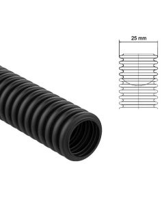 Tubo corrugato pieghevole senza tirafilo 25mm 50m C9080 
