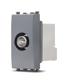 Presa TV passante grigia compatibile Vimar Arkè EL2127 