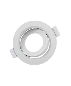 Supporto per faretto da incasso &Oslash;75mm bianco EL691 Vito