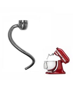 Gancio impastatore in acciaio inox per KitchenAid 5QT e 6QT K612 