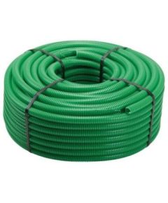 Tubo corrugato pieghevole senza tirafilo 25mm 50m verde TC2025VERDE 