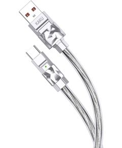 Cavo USB Type-C 65W intrecciato in silicone grigio KSC-956 F4650 Kakusiga