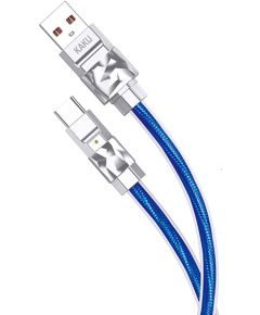 Cavo USB Type-C 65W intrecciato in silicone blu KSC-956 F4655 Kakusiga