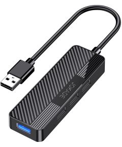 Adattatore hub USB 4 in 1 1xUSB 3.0 e 3xUSB 2.0 nero F4820 Jokade