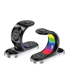 Stazione di Ricarica Wireless Rapida 3 in 1 con Supporto 15W F4695 Kakusiga