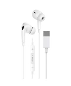 Auricolari Type-C con microfono e controllo volume bianchi JD045 F4805 Jokade