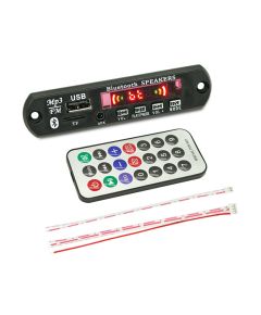Scheda decoder MP3 con Bluetooth/USB/SD/FM e telecomando SP865 