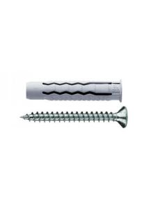 Tasselli multiuso F4V a 4 settori in nylon con vite TSP croce 8x40mm - 50 pezzi WB666 