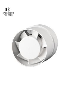 Aspiratore elicoidale da condotto 120mm 15W con serranda EL4192 Vito