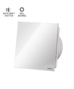 Aspiratore da bagno con frontale in vetro 100mm 12W EL4994 Vito