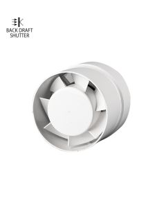 Aspiratore elicoidale da condotto 100 mm 12W con serranda EL919 Vito