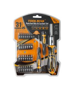 Set cricchetto con inserti e bussole 31 pezzi TL7895 Toolmak