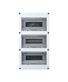 Centralino da parete 36 moduli 3x12 con porta trasparente E9052 