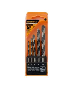 Set punte trapano per legno 5 pezzi 4-5-6-8-10mm TL7690 