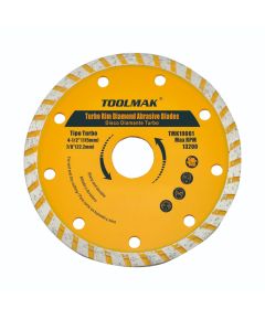 Disco diamantato turbo 115 mm per gres pietra marmo e cemento TL7805 Toolmak