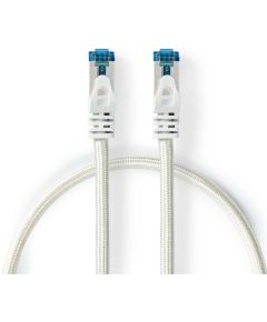 Cavo di rete CAT6a S/FTP RJ45 maschio 50cm argento Z309 