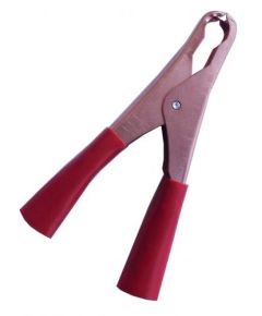 Grand serre-câble en crocodile - rouge R989 