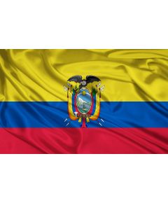 Bandera Estatal y Militar Ecuador 200x400 cm FLAG075 