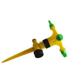 Rotating sprinkler with 3 arms and PVC tip U150 
