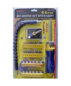 38in1 Mehrzweck-Schraubendreher mit LED Q500 