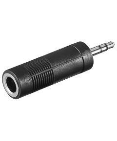 Adattatore Audio 3.5mm Maschio a 6.3mm Stereo Femmina Q813 