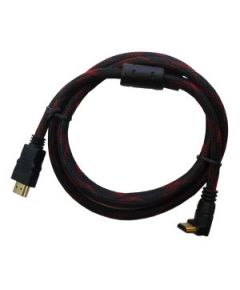 Câble HDMI haute vitesse 19 broches M / M 90 ° 1,5 m CA310 