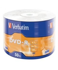 Verbatim - Paquete de 50 DVD-R 4.7GB 120min L528 Verbatim