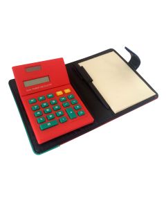 Notas de bolsillo con calculadora y bolígrafo. L033 