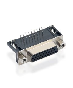 Conector D SUB de 26 polos de soldadura hembra - 90 grados 93162 