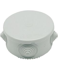 Caja de conexiones externa redonda con orificios para cables - 50x50 mm EL105 FATO