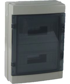 Wall switchboard 24 modules with transparent door EL198 FATO