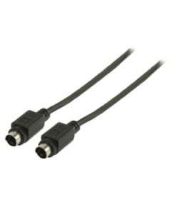 Male S-Video cable - S-Video male - 1.5 meters - Black L017 