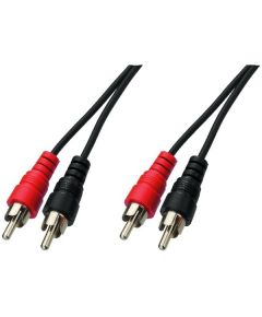 Blister - Cavo stereo 2x RCA maschio - 2x RCA maschio - 5 metri SP191 