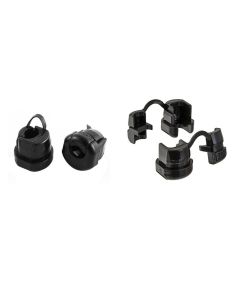 Cable bushing / cable clamp 8.7mm - black 09916 FATO
